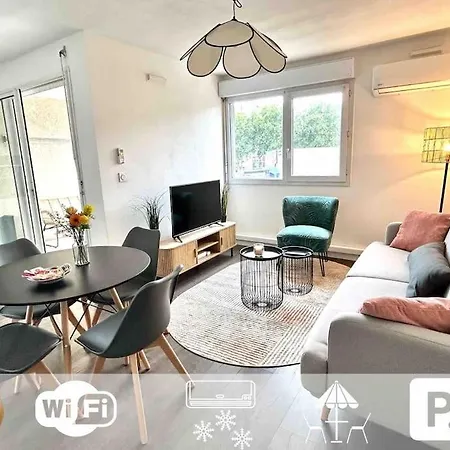 T1bis Avec Terrasse Et Parking Prives Le Miami شقة *