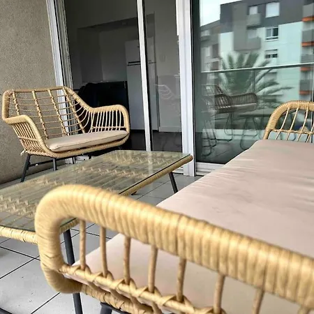 T1bis Avec Terrasse Et Parking Prives Le Miami * بيربينيو