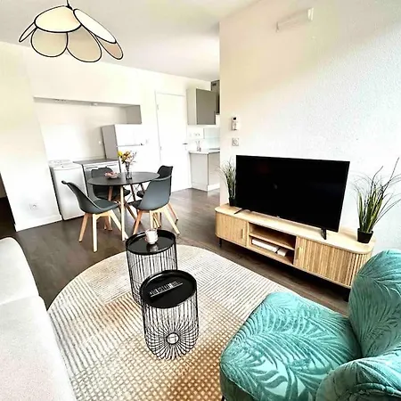 شقة T1bis Avec Terrasse Et Parking Prives Le Miami بيربينيو