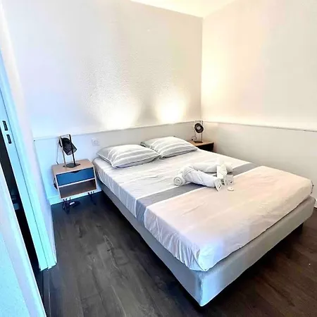 T1bis Avec Terrasse Et Parking Prives Le Miami شقة *